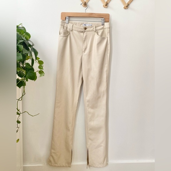 Zara faux leather pants - Picture 1 of 7